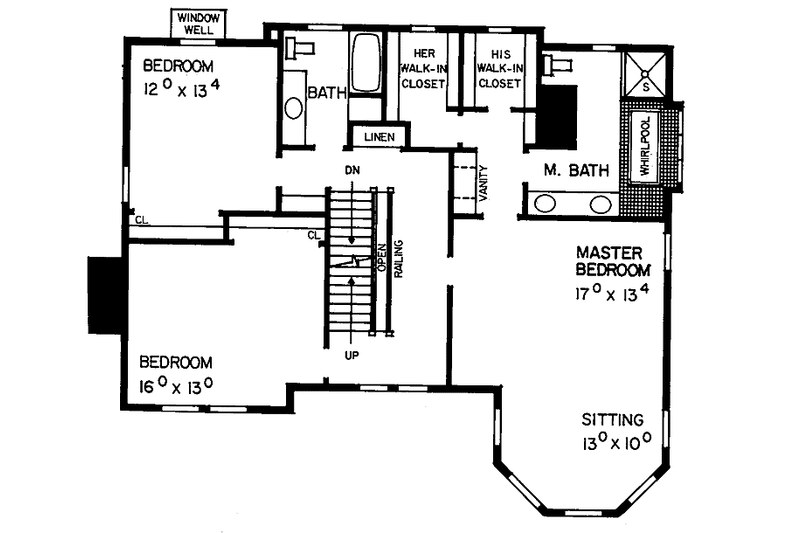 Dream House Plan - Floor Plan - Upper Floor for Victorian House Plan #72-894 - 4 bed, 3.5 bath
