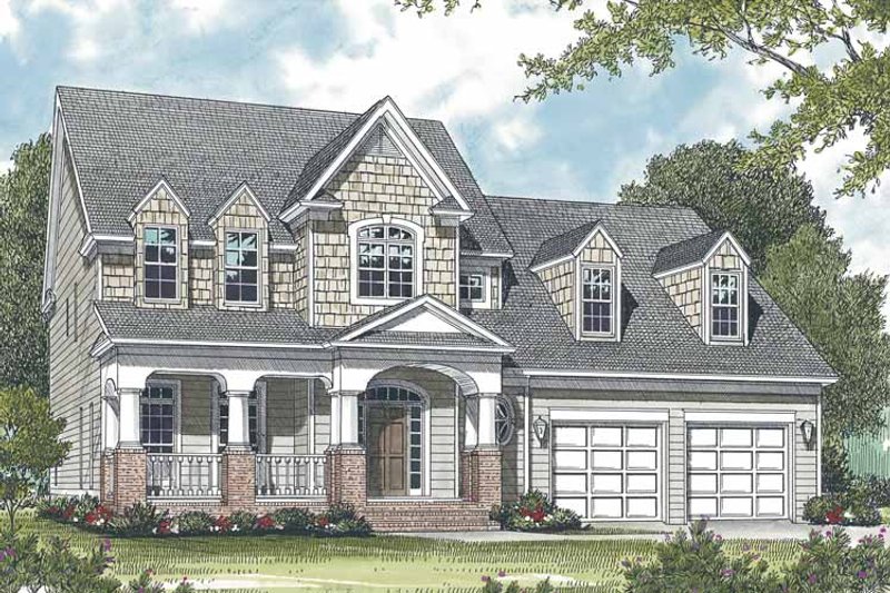 Dream House Plan - Exterior - Front Elevation 3 for Country House Plan #453-530 - 3 bed, 2.5 bath