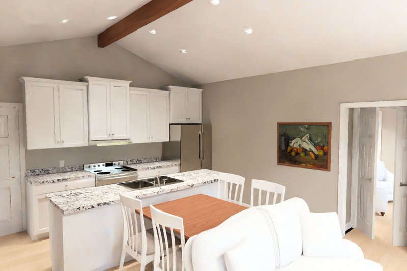 Architectural House Design - Interior - Kitchen 1 for Cottage House Plan #513-2499 - 5 bed, 3 bath