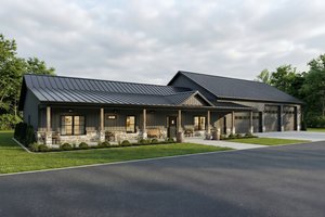 Home Plan - Barndominium Exterior - Front Elevation Plan #1084-1