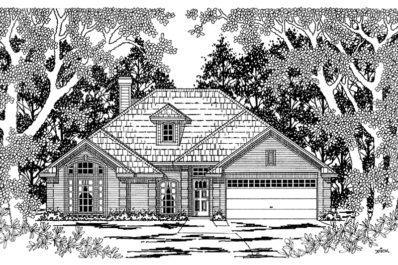 Home Plan - Craftsman Exterior - Front Elevation Plan #42-506