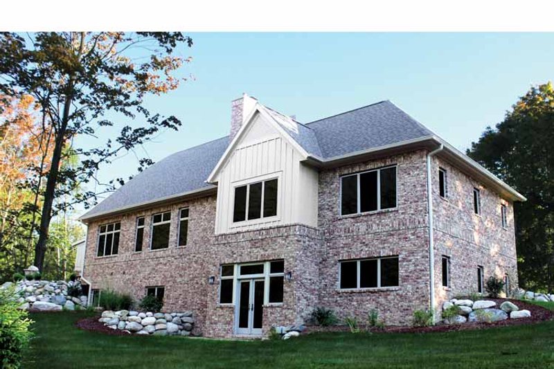 Architectural House Design - Exterior - Rear Elevation 1 for Craftsman House Plan #928-227 - 4 bed, 3.5 bath