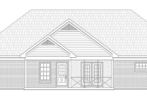 Exterior - Rear Elevation for Modern House Plan #932-554 - 3 bed, 2 bath