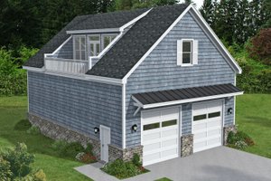 Craftsman Exterior - Front Elevation Plan #932-1048