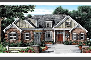 Country Exterior - Front Elevation Plan #927-879