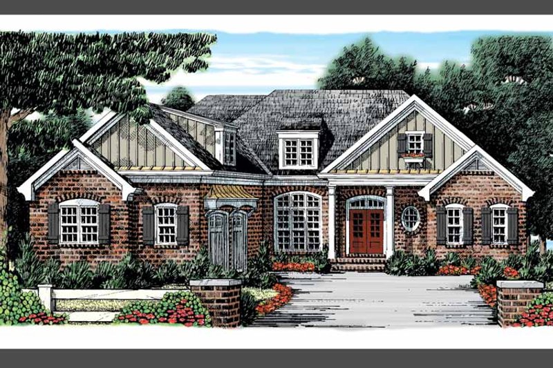 Home Plan - Country Exterior - Front Elevation Plan #927-879