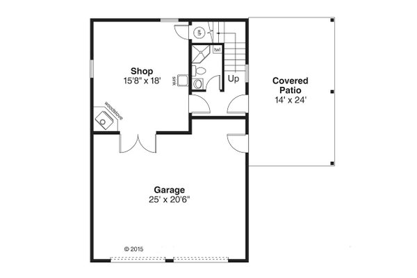 Architectural House Design - Traditional Floor Plan - Main Floor Plan #124-986