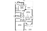 Country Style House Plan - 3 Beds 2 Baths 1583 Sq/Ft Plan #40-412 