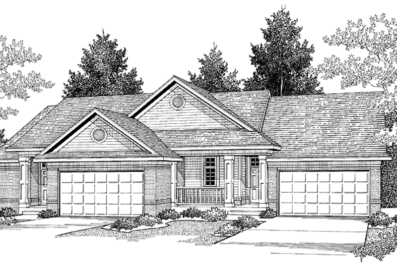 Dream House Plan - Country Exterior - Front Elevation Plan #70-1388