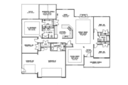 Ranch Style House Plan - 4 Beds 2 Baths 2373 Sq/Ft Plan #1064-8 