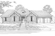 Country Style House Plan - 3 Beds 2 Baths 1948 Sq/Ft Plan #46-821 