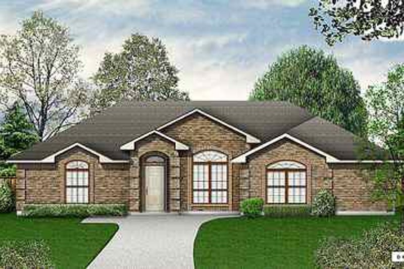 Home Plan - Traditional Exterior - Front Elevation Plan #84-133