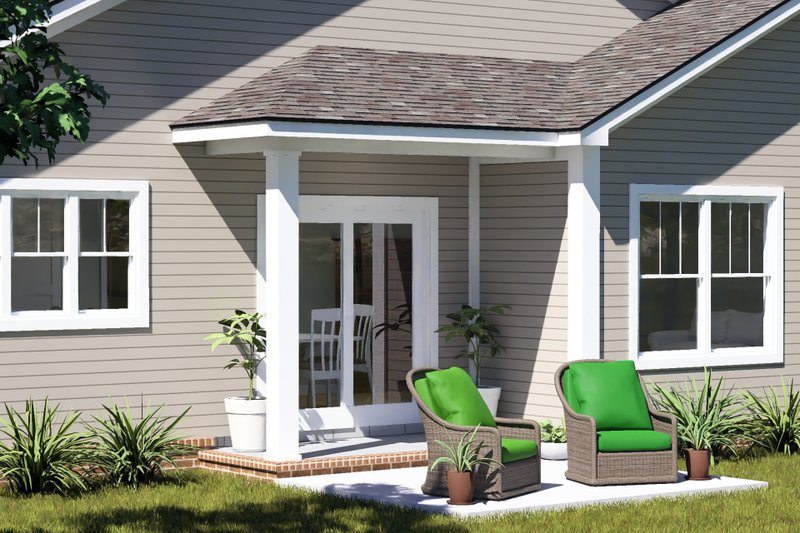 House Blueprint - Exterior - Other Elevation 1 for Cottage House Plan #513-2453 - 3 bed, 2.5 bath