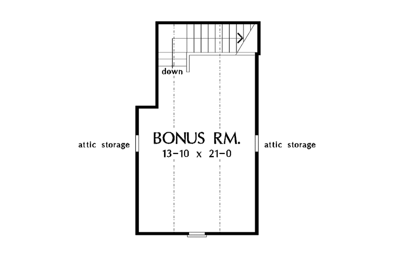 Home Plan - Floor Plan - Other Floor for Country House Plan #929-397 - 3 bed, 2 bath