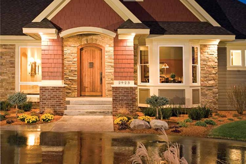 Home Plan - Exterior - Front Elevation 4 for European House Plan #51-1125 - 4 bed, 3.5 bath