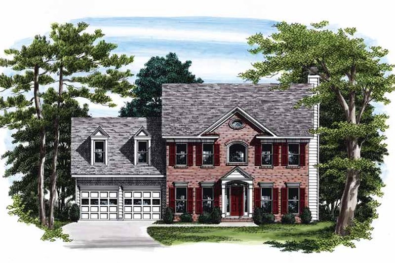 House Blueprint - Classical Exterior - Front Elevation Plan #927-72