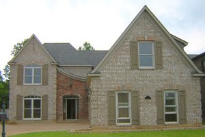 European Exterior - Front Elevation Plan #81-13750