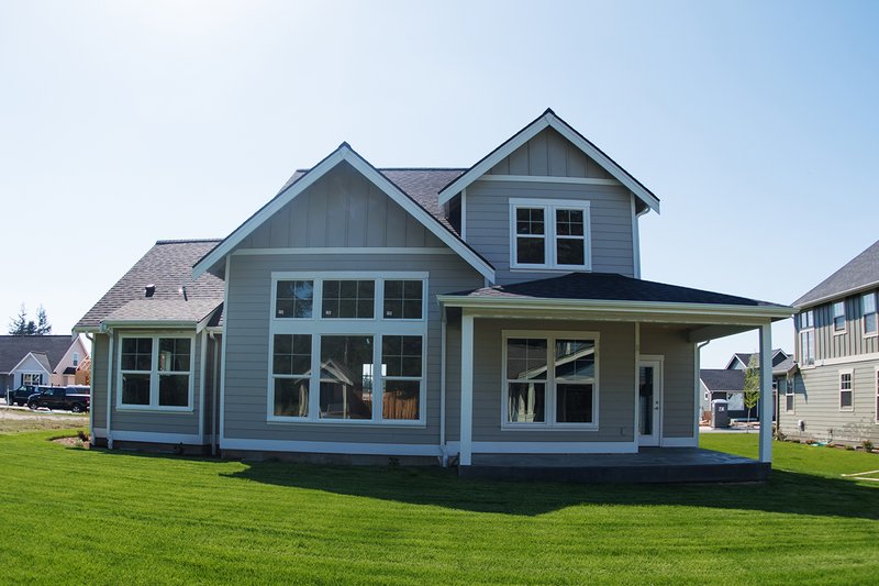 Architectural House Design - Exterior - Rear Elevation for Farmhouse House Plan #1070-26 - 3 bed, 2.5 bath