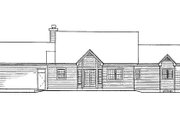 Traditional Style House Plan - 3 Beds 2 Baths 1331 Sq/Ft Plan #3-111 