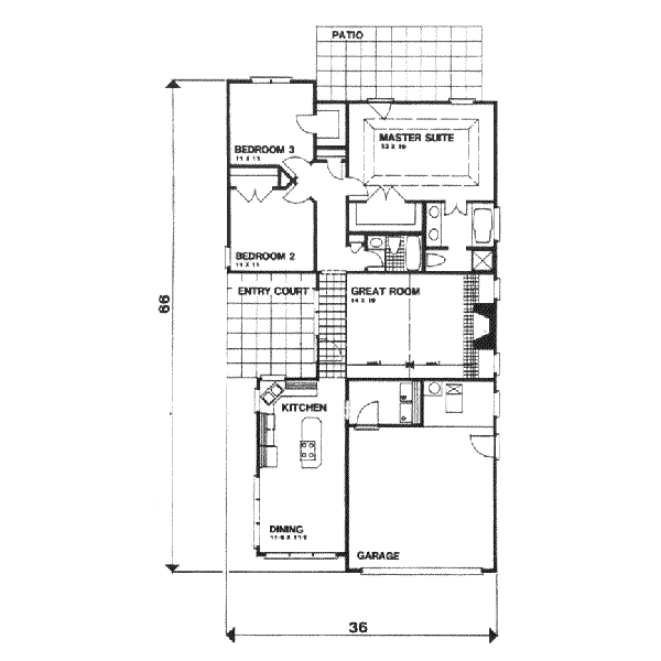 Floor Plan - Main Floor Plan #30-144