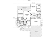 Mediterranean Style House Plan - 5 Beds 5 Baths 4011 Sq/Ft Plan #420-289 