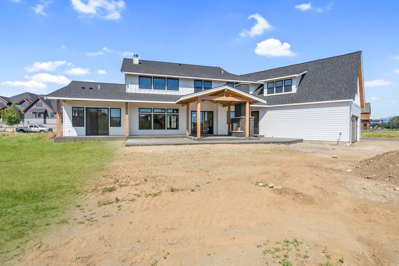 Dream House Plan - Exterior - Rear Elevation for Farmhouse House Plan #1070-135 - 5 bed, 3.5 bath
