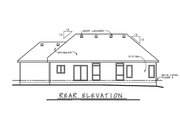 Ranch Style House Plan - 3 Beds 2.5 Baths 1750 Sq/Ft Plan #20-2294 