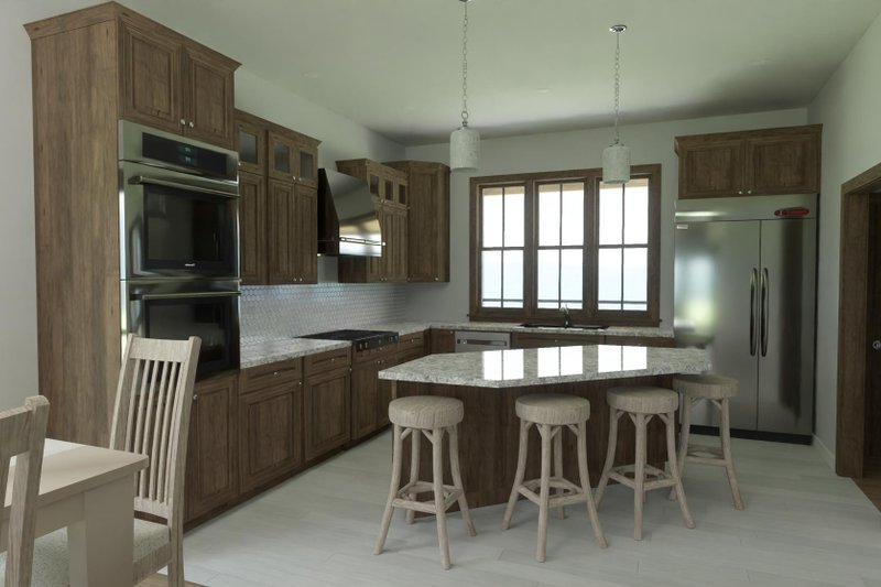 House Blueprint - Interior - Kitchen for Farmhouse House Plan #1109-6 - 5 bed, 3 bath