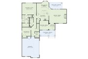 European Style House Plan - 4 Beds 2 Baths 2652 Sq/Ft Plan #17-2414 
