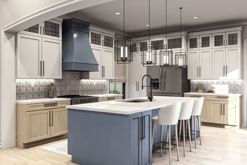 Architectural House Design - Interior - Kitchen 1 for Modern House Plan #455-496 - 3 bed, 2.5 bath