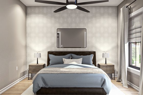 Interior - Bedroom for Modern House Plan #455-474 - 1 bed, 1 bath