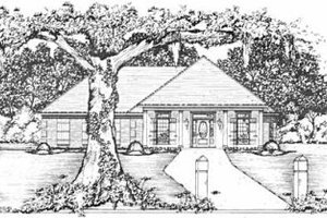 European Exterior - Front Elevation Plan #36-322