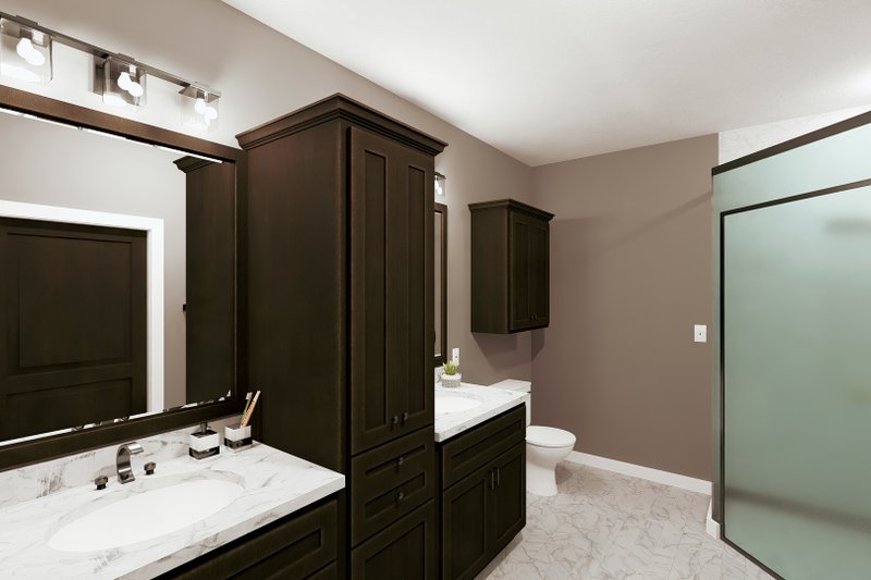 House Plan Design - Interior - Master Bathroom for Farmhouse House Plan #44-283 - 3 bed, 2 bath
