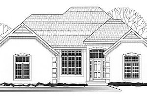 Traditional Exterior - Front Elevation Plan #67-354
