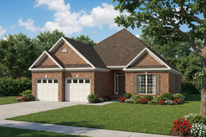 European Exterior - Front Elevation Plan #17-190