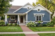 Farmhouse Style House Plan - 3 Beds 2.5 Baths 1621 Sq/Ft Plan #51-1386 Exterior 