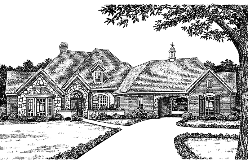 House Plan Design - Country Exterior - Front Elevation Plan #310-1155
