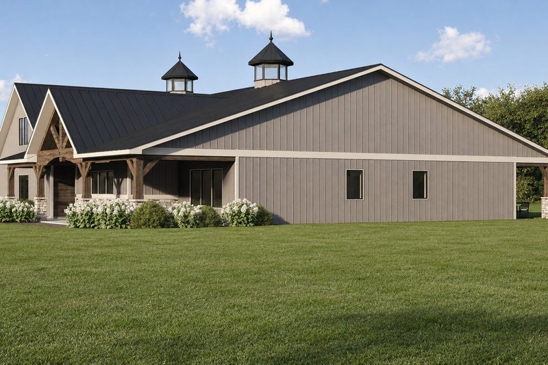 Architectural House Design - Exterior - Other Elevation for Ranch House Plan #1064-510 - 4 bed, 3 bath