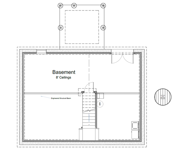 Cottage Floor Plan - Lower Floor Plan #1116-23