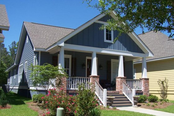 Exterior - Front Elevation 4 for Craftsman House Plan #430-79 - 3 bed, 2.5 bath