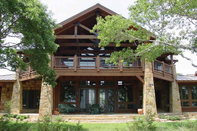 Architectural House Design - Exterior - Rear Elevation for Country House Plan #140-182 - 2 bed, 3.5 bath