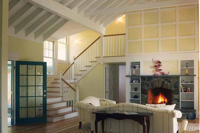 Dream House Plan - Interior - Family Room for Country House Plan #961-1 - 3 bed, 3 bath