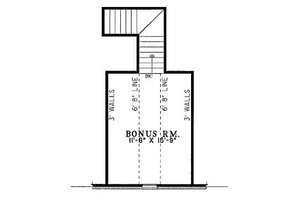 Floor Plan - Other Floor for European House Plan #17-1108 - 4 bed, 2 bath