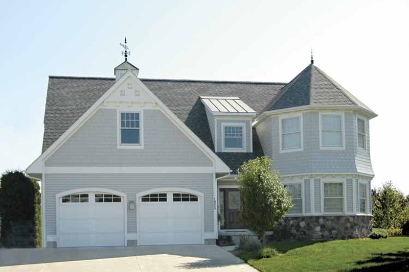 Home Plan - Exterior - Front Elevation 4 for Traditional House Plan #928-70 - 4 bed, 3.5 bath