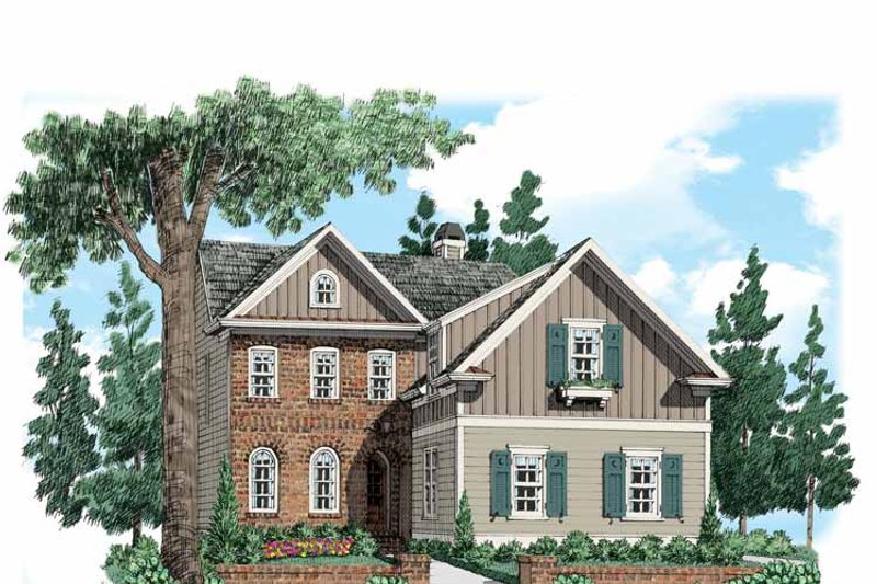 Home Plan - Exterior - Front Elevation 3 for Traditional House Plan #927-534 - 4 bed, 3 bath