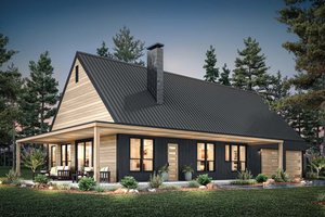 Contemporary Exterior - Front Elevation Plan #1070-240