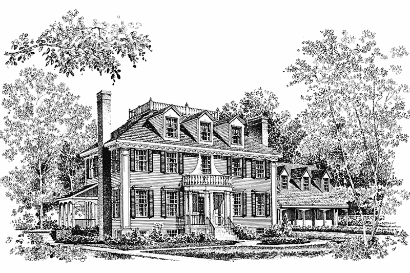 Dream House Plan - Classical Exterior - Front Elevation Plan #1016-9