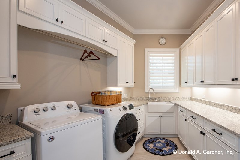 Architectural House Design - Interior - Laundry for Country House Plan #929-1006 - 3 bed, 3.5 bath