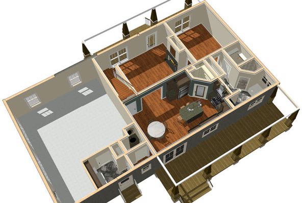 Home Plan - Country Floor Plan - Other Floor Plan #44-197