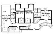 European Style House Plan - 5 Beds 5.5 Baths 5151 Sq/Ft Plan #65-247 